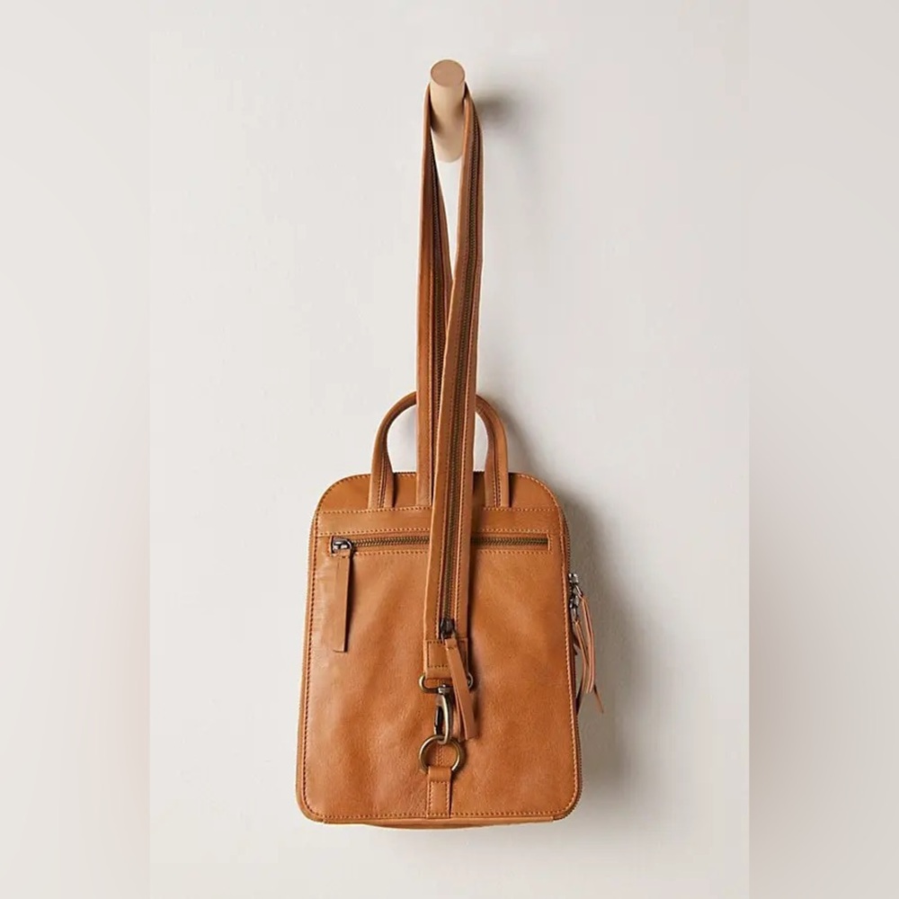 NWT Free People Break Of Dawn Backpack ~Cognac~ - Picture 3 of 5